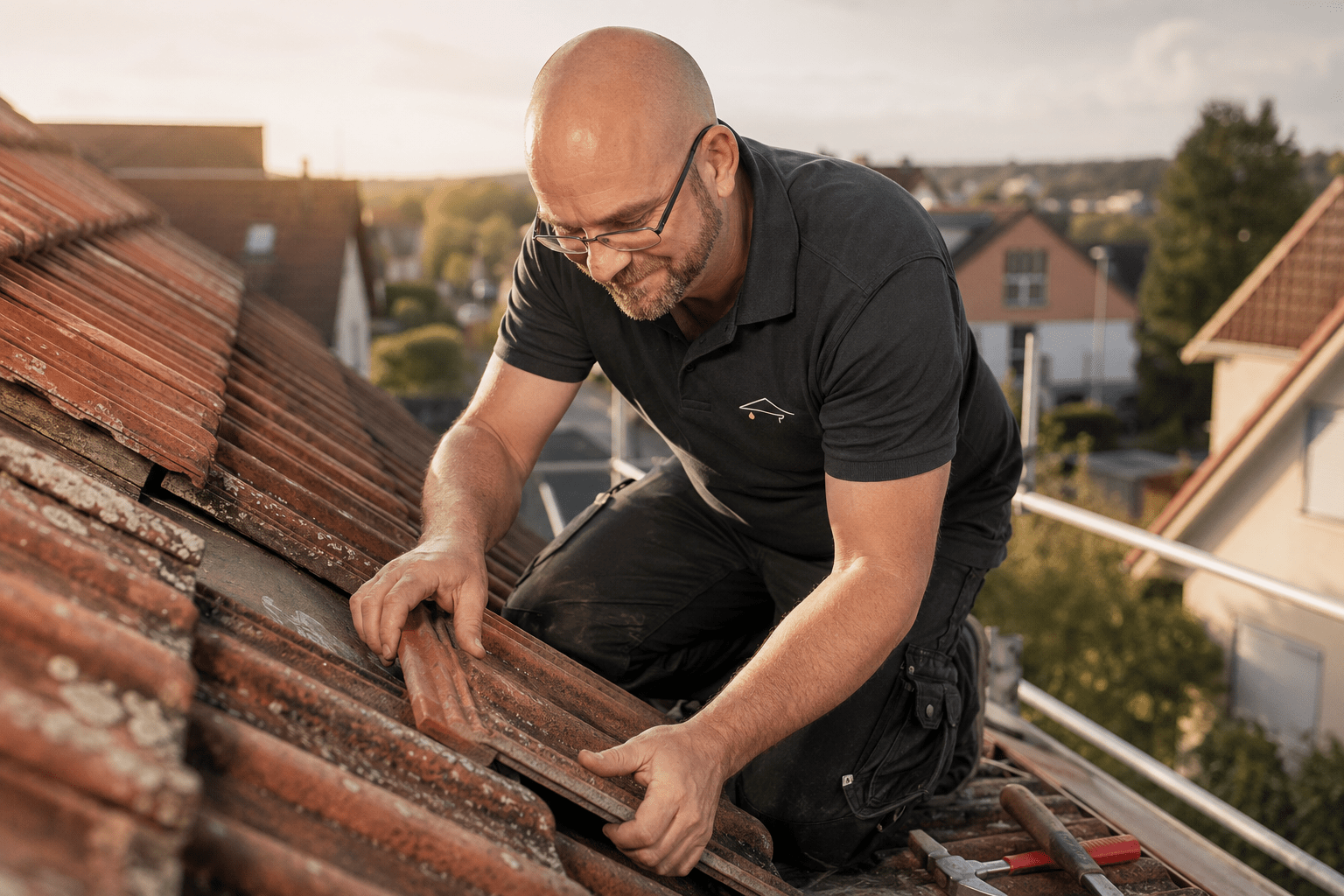 Kleine Dachreparaturen durch Rinnenhelden