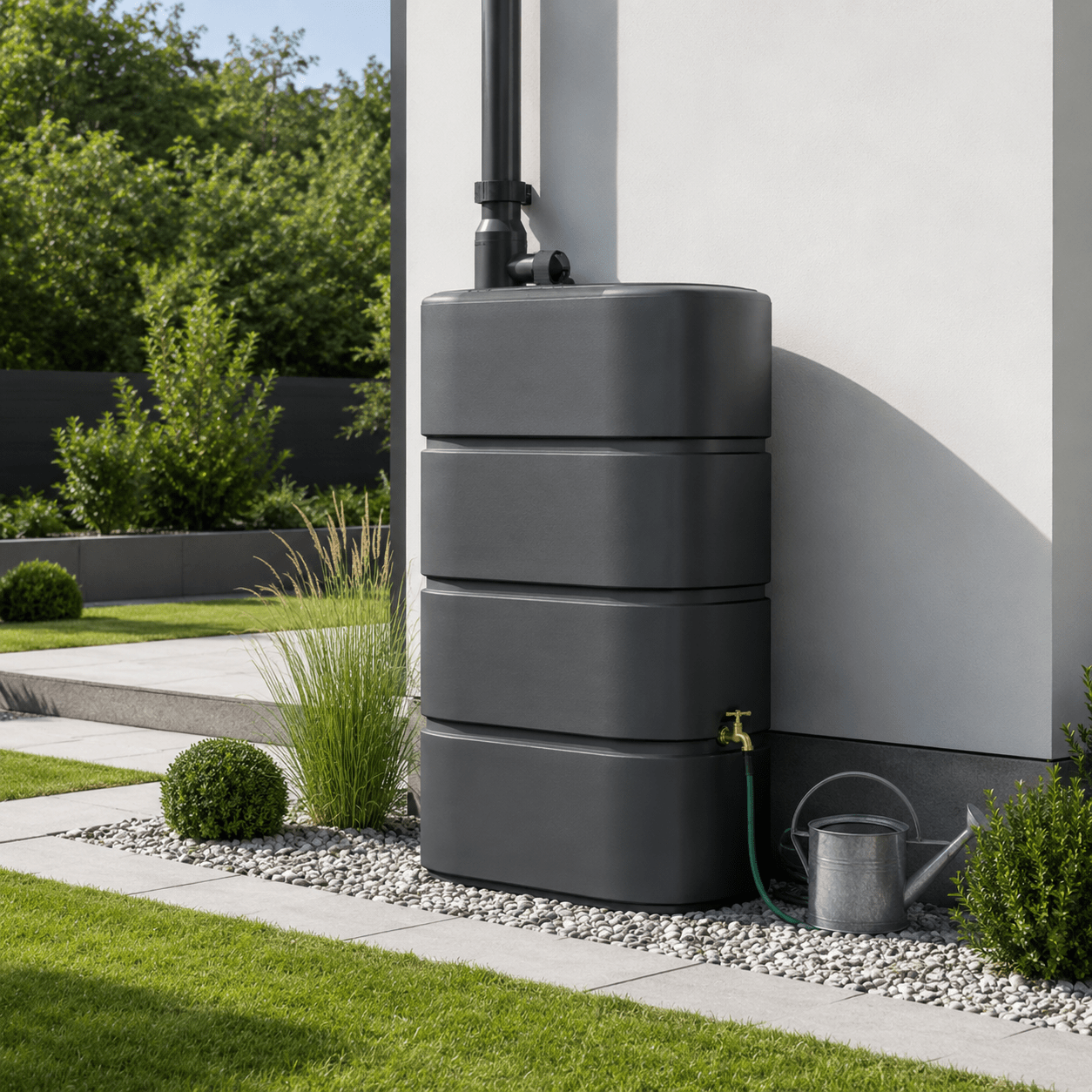 Wassertank Installation durch Rinnenhelden